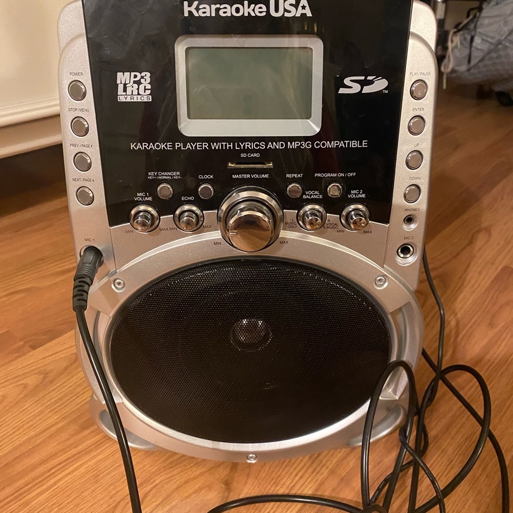 karaoke machine